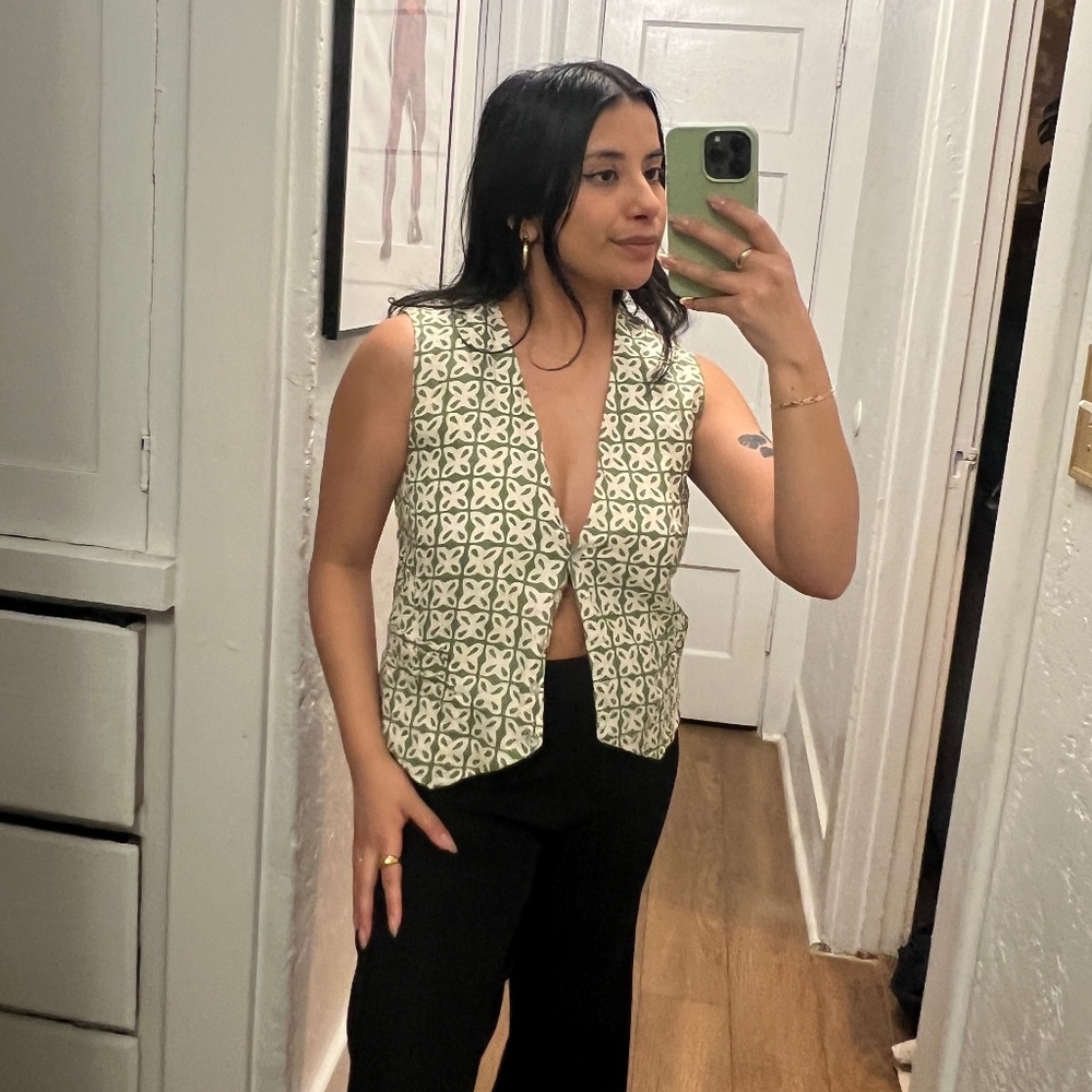 VRG GRL SUN SEEKER LINEN VEST
